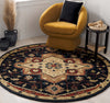 Safavieh Heritage HG929N Navy / Red Area Rug Room Scene