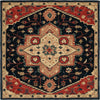 Safavieh Heritage HG929N Navy / Red Area Rug Square