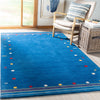 Safavieh Himalaya HIM563M Blue Area Rug Room Scene Feature