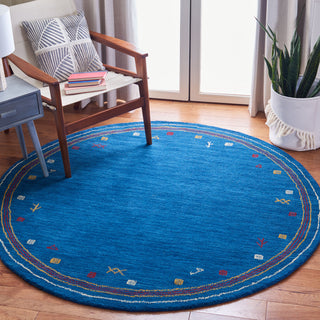 Safavieh Himalaya HIM563M Blue Area Rug Room Scene Feature