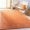 Safavieh Himalaya HIM563P Rust Area Rug Room Scene Feature