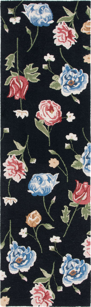 Safavieh Chelsea HK220Z Black / Red Area Rug Runner