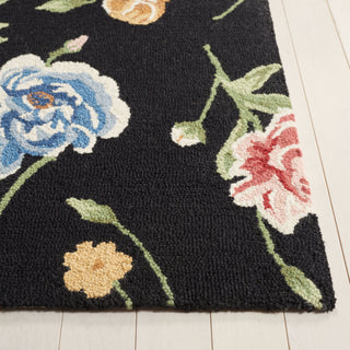 Safavieh Chelsea HK220Z Black / Red Area Rug Detail