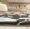 Safavieh Chelsea HK220Z Black / Red Area Rug Detail