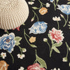 Safavieh Chelsea HK220Z Black / Red Area Rug Detail