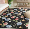 Safavieh Chelsea HK220Z Black / Red Area Rug Room Scene