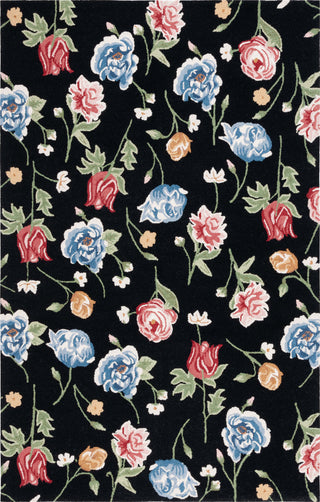 Safavieh Chelsea HK220Z Black / Red Area Rug Main