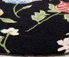 Safavieh Chelsea HK220Z Black / Red Area Rug Detail