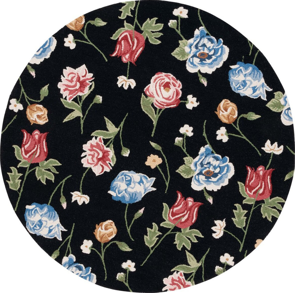 Safavieh Chelsea HK220Z Black / Red Area Rug main image