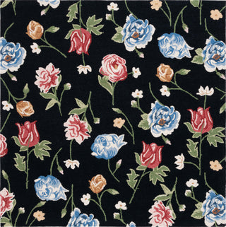 Safavieh Chelsea HK220Z Black / Red Area Rug Square