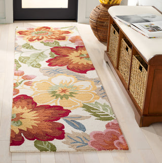 Safavieh Chelsea HK225A Ivory / Pink Area Rug Room Scene