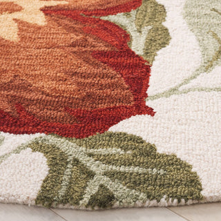 Safavieh Chelsea HK225A Ivory / Pink Area Rug Detail