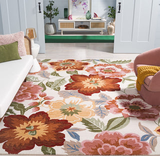 Safavieh Chelsea HK225A Ivory / Pink Area Rug Room Scene Feature