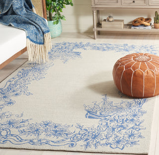 Safavieh Chelsea HK291M Blue / Grey Area Rug Room Scene