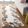 Safavieh Chelsea HK292A Ivory / Blue Area Rug Room Scene Feature