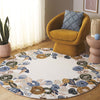 Safavieh Chelsea HK292A Ivory / Blue Area Rug Room Scene Feature