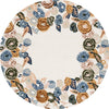 Safavieh Chelsea HK292A Ivory / Blue Area Rug Round