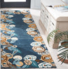 Safavieh Chelsea HK292M Blue / Ivory Area Rug Room Scene Feature