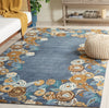 Safavieh Chelsea HK292M Blue / Ivory Area Rug Room Scene Feature