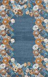 Safavieh Chelsea HK292M Blue / Ivory Area Rug main image