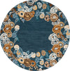 Safavieh Chelsea HK292M Blue / Ivory Area Rug Round