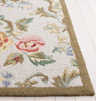 Safavieh Chelsea HK310W Ivory / Sage Area Rug Detail