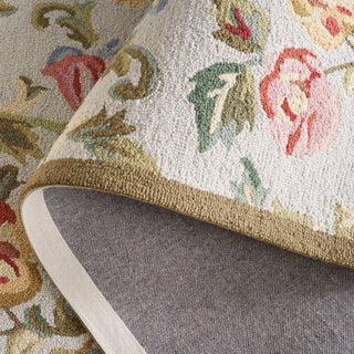 Safavieh Chelsea HK310W Ivory / Sage Area Rug Fold