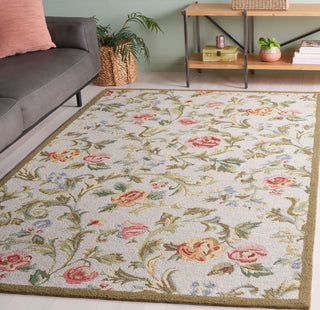 Safavieh Chelsea HK310W Ivory / Sage Area Rug Room Scene