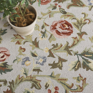 Safavieh Chelsea HK310W Ivory / Sage Area Rug Detail