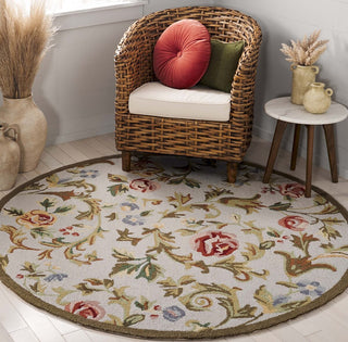 Safavieh Chelsea HK310W Ivory / Sage Area Rug Room Scene Feature