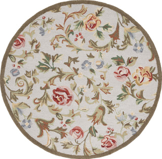 Safavieh Chelsea HK310W Ivory / Sage Area Rug Round