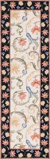 Safavieh Chelsea HK313A Ivory / Black Area Rug Runner