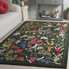 Safavieh Chelsea HK335Y Green / Pink Area Rug Room Scene Feature