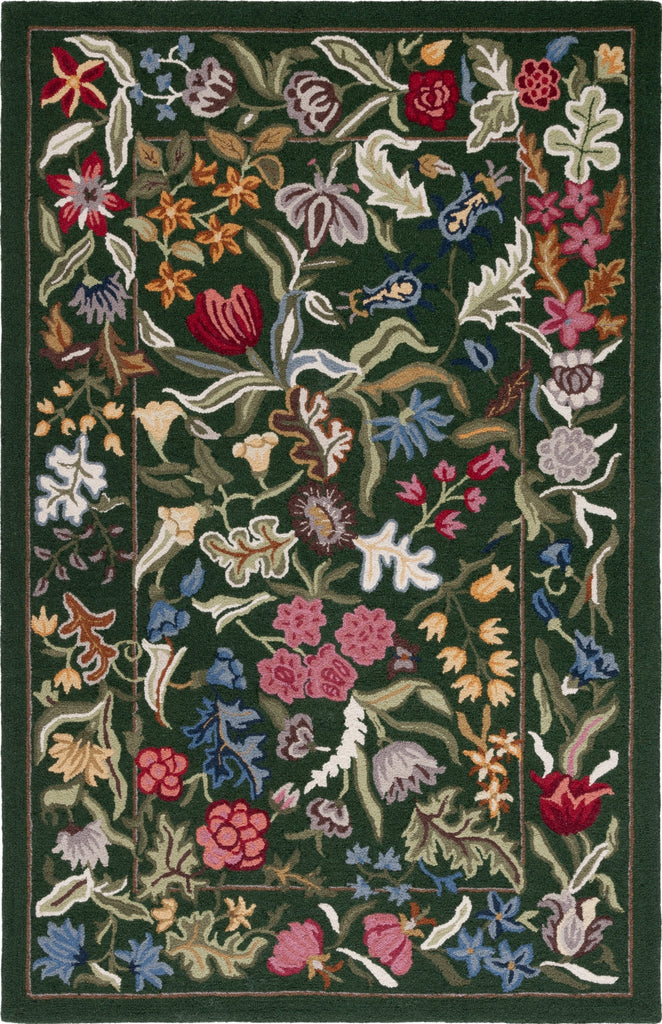 Safavieh Chelsea HK335Y Green / Pink Area Rug main image