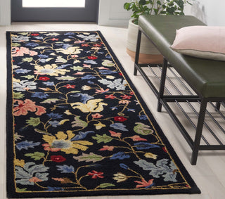 Safavieh Chelsea HK336Z Black / Red Area Rug Room Scene Feature