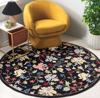 Safavieh Chelsea HK336Z Black / Red Area Rug Room Scene Feature