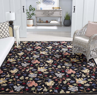 Safavieh Chelsea HK336Z Black / Red Area Rug Room Scene Feature