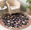 Safavieh Chelsea HK337Z Black / Brown Area Rug Room Scene Feature