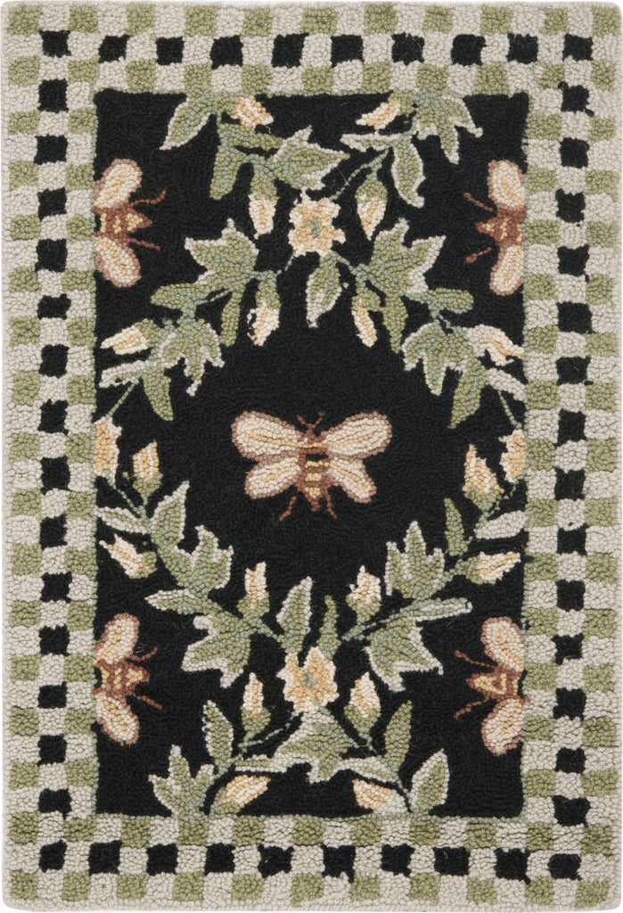 Safavieh Chelsea HK55B Black Area Rug main image
