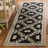 Safavieh Chelsea HK55B Black Area Rug Room Scene