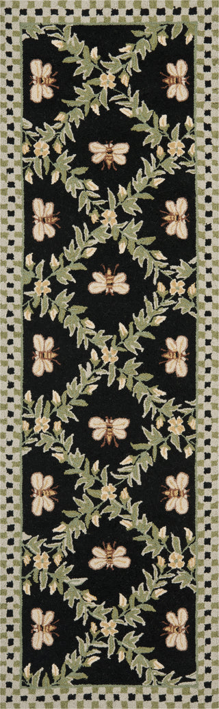 Safavieh Chelsea HK55B Black Area Rug Runner