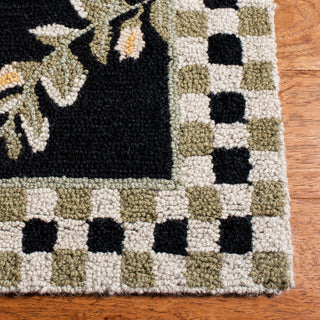 Safavieh Chelsea HK55B Black Area Rug Detail