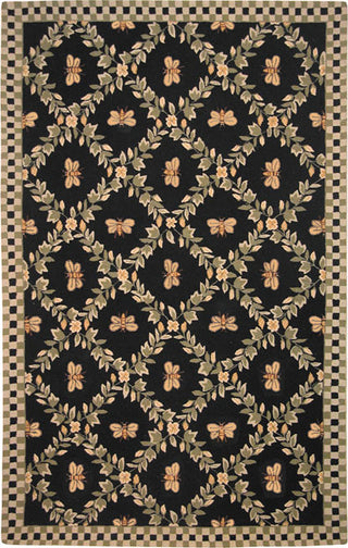 Safavieh Chelsea HK55B Black Area Rug 