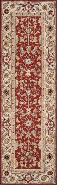 Safavieh Chelsea HK751A Red / Ivory Area Rug Runner