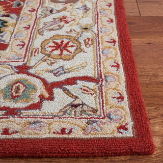 Safavieh Chelsea HK751A Red / Ivory Area Rug Detail