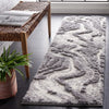 Safavieh Hi-lo Shag HLS208 Grey / Light Area Rug Room Scene Feature