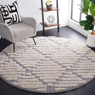 Safavieh Hi-lo Shag HLS212 Grey / Beige Area Rug