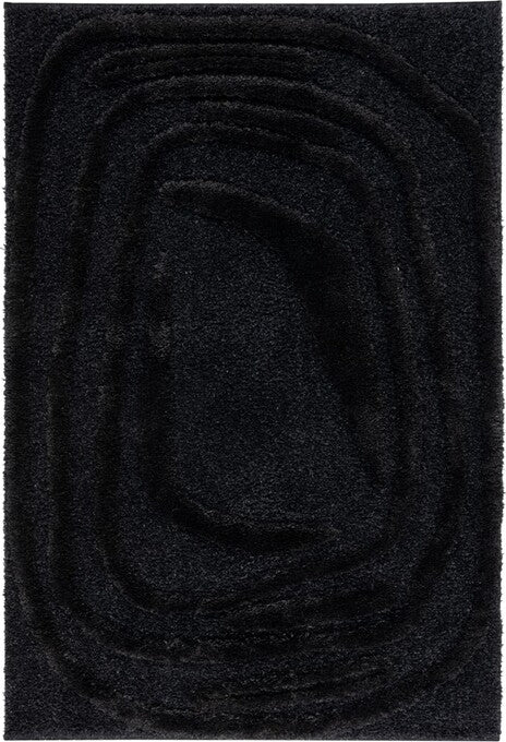 Safavieh Hi-lo Shag HLS214 Black Area Rug