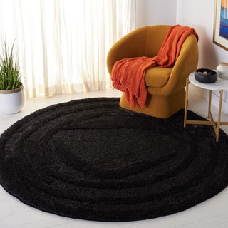 Safavieh Hi-lo Shag HLS214 Black Area Rug