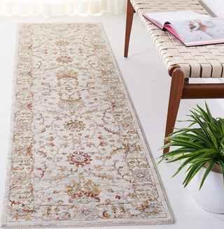 Safavieh Hamilton HLT114 Ivory / Rust Area Rug Room Scene Feature